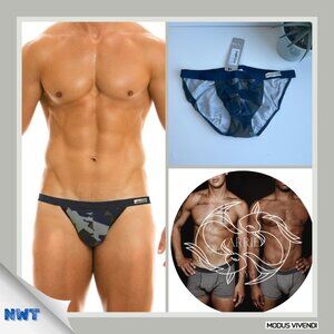 Modus Vivendi - Desert Tanga Brief - Blue (L)